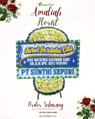 Papan Bunga Duka di Amar Sakti